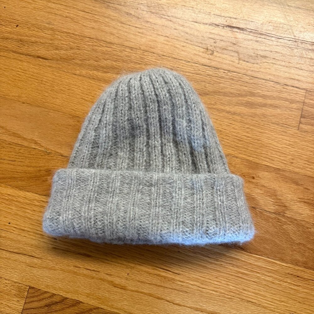 Wol Hide Alpaca Knit Beanie - Natural Color